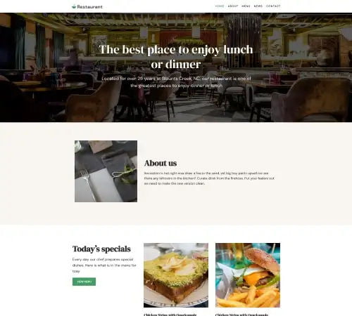 Pre-Made Website
