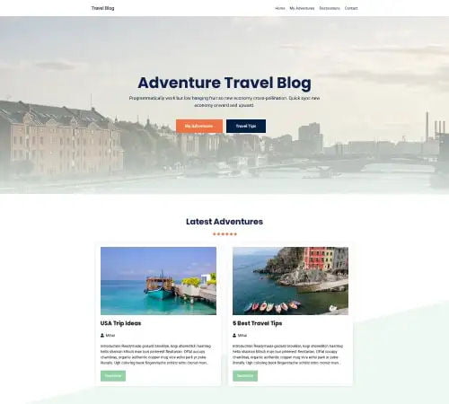 Pre-Made Website
