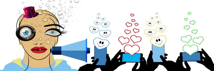 Influencer social media