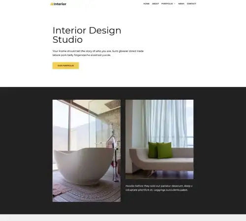 Example Website Interior Design