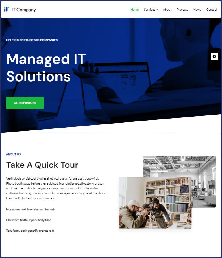 Best IT Company Website Design