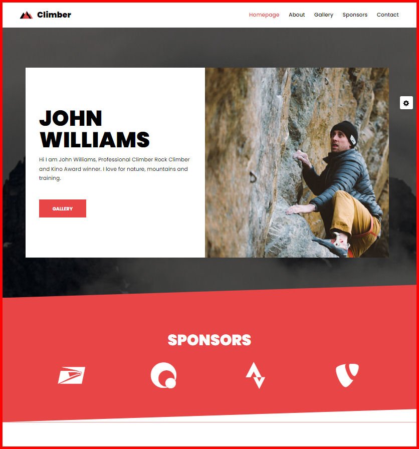 Talent Showcase Website Design